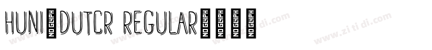 Huni_Dutcr Regular字体转换 Huni_Dutcr Regular字体转换